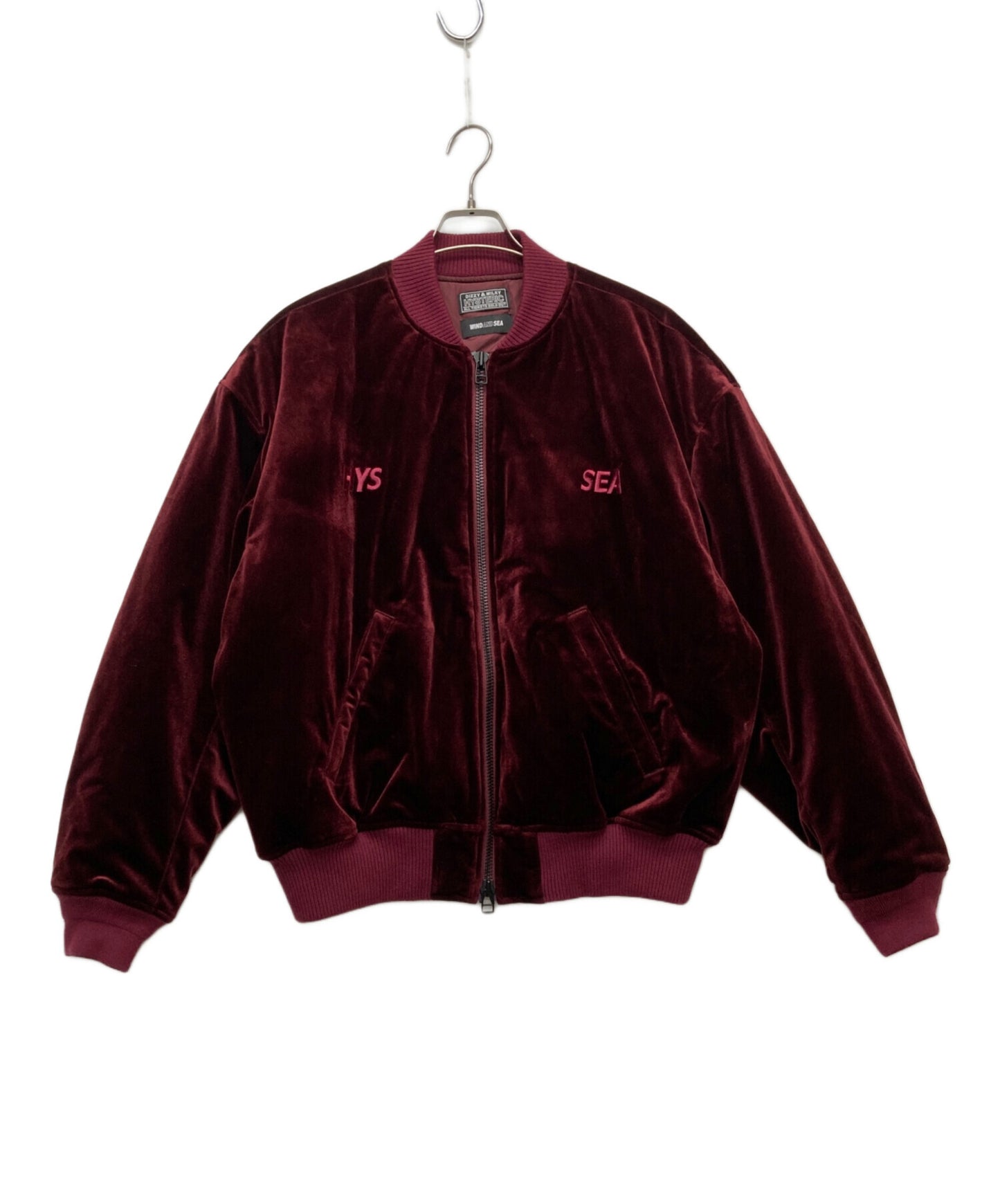 [Pre-owned] Hysteric Glamour Velour Bomber Jacket/WDS-C-HYS-23-AP-Q1-04 WDS-C-HYS-23-AP-Q1-04