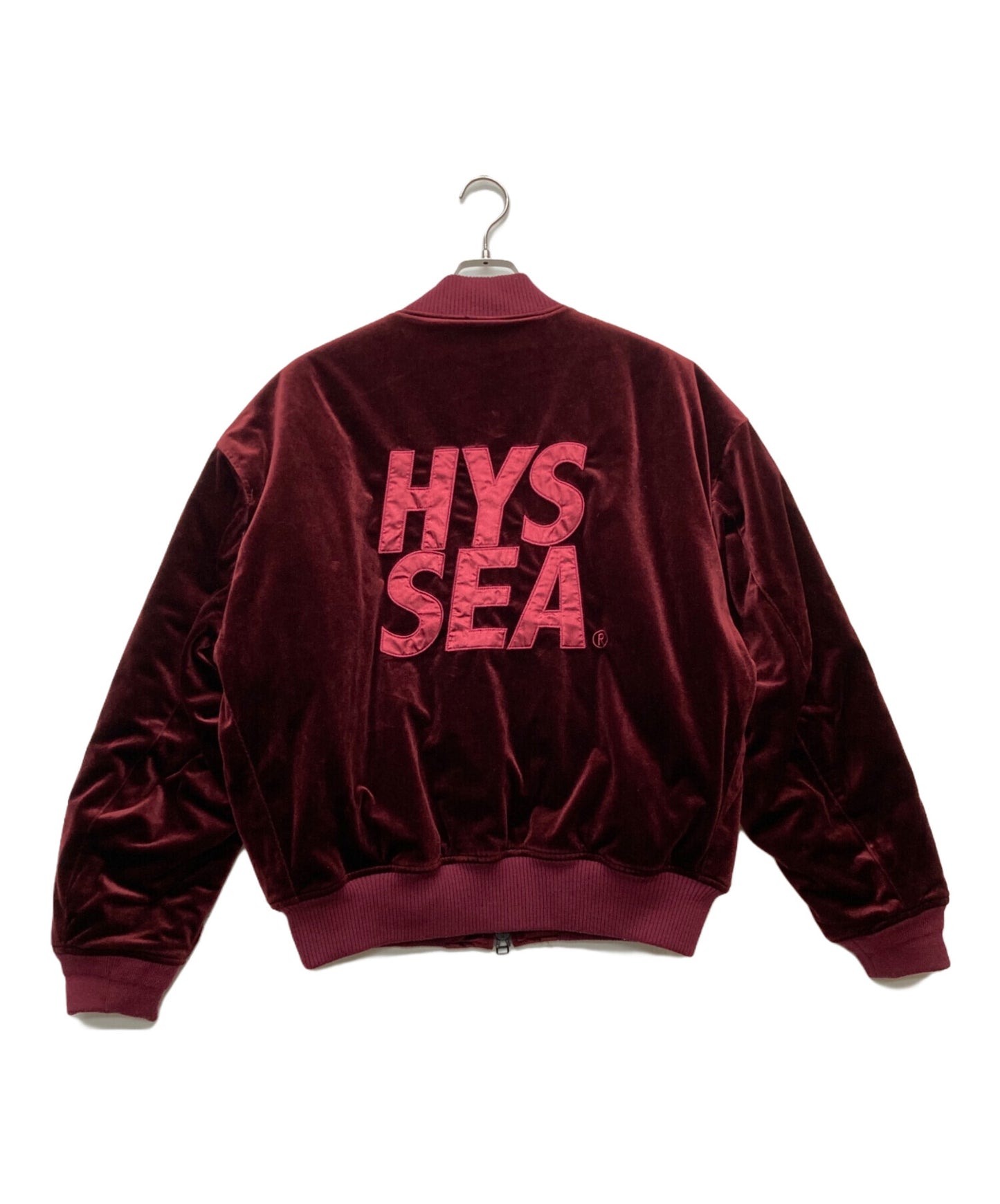 [Pre-owned] Hysteric Glamour Velour Bomber Jacket/WDS-C-HYS-23-AP-Q1-04 WDS-C-HYS-23-AP-Q1-04