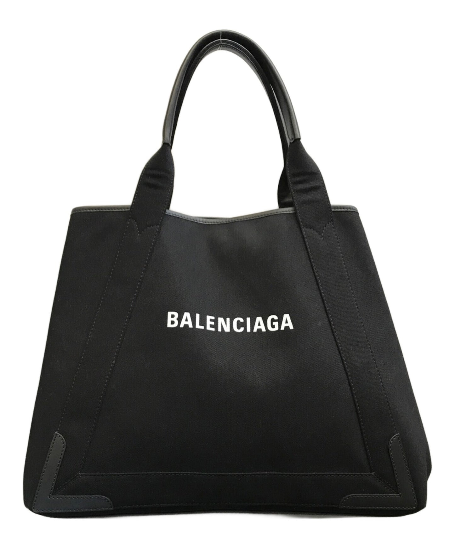 [Pre-owned] BALENCIAGA Navy Cabas M 339936
