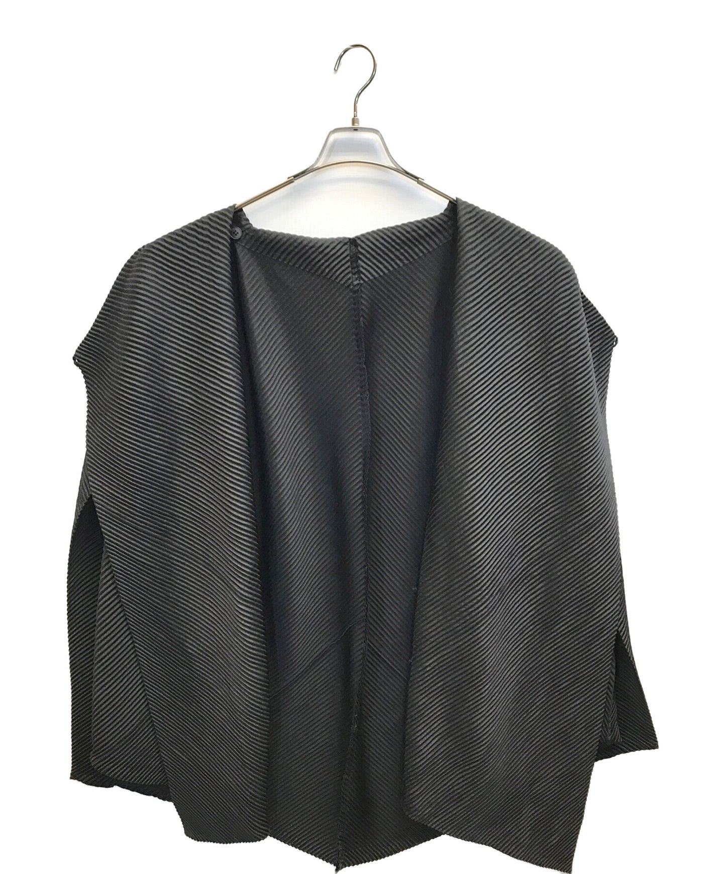 [Pre-owned] ISSEY MIYAKE pleated cardigan IM22FD921