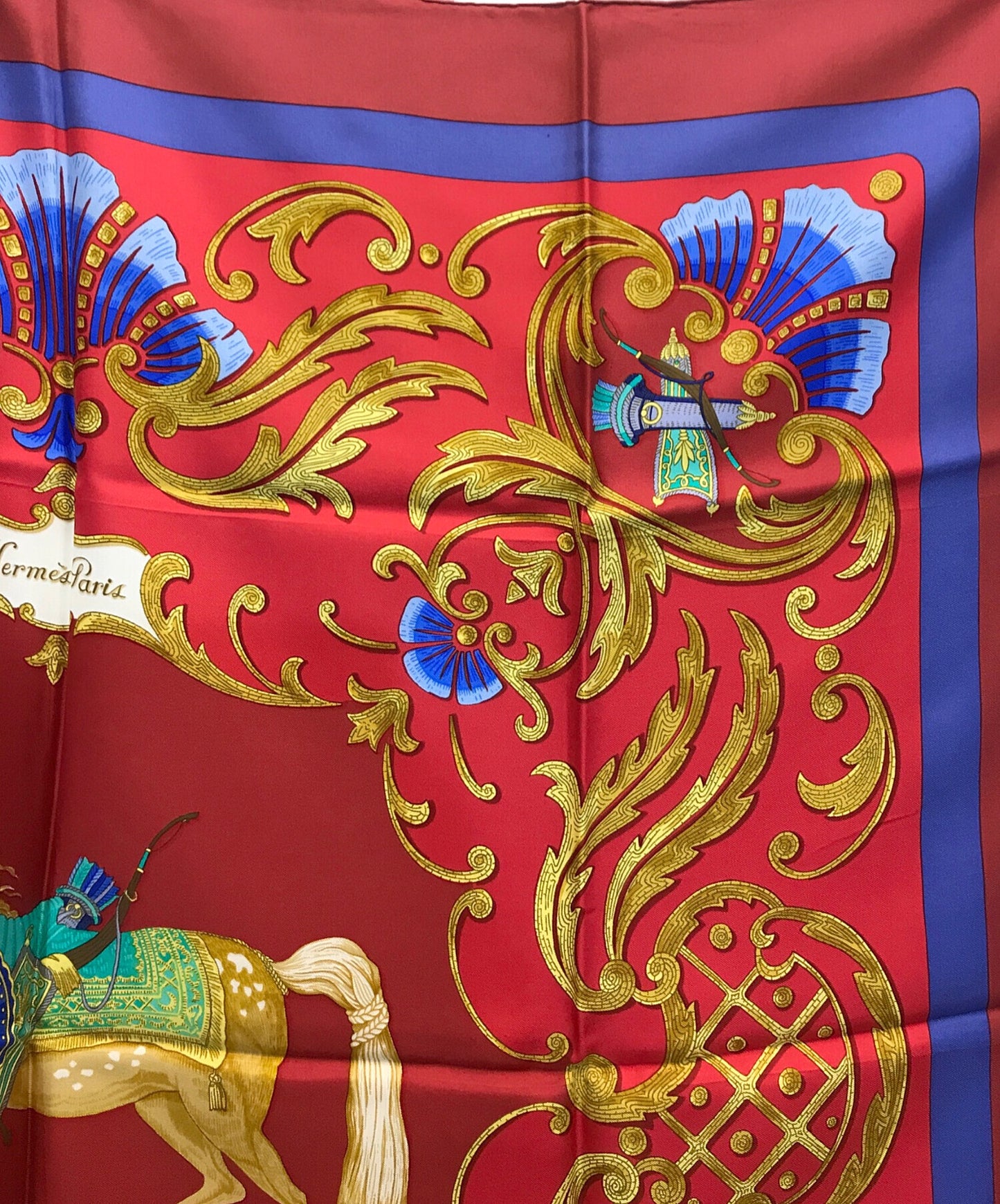 [Pre-owned] HERMES Calle 90/CHEVAL TURC Turkish Horse