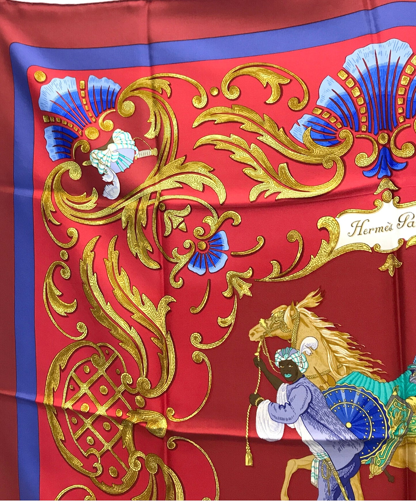 [Pre-owned] HERMES Calle 90/CHEVAL TURC Turkish Horse