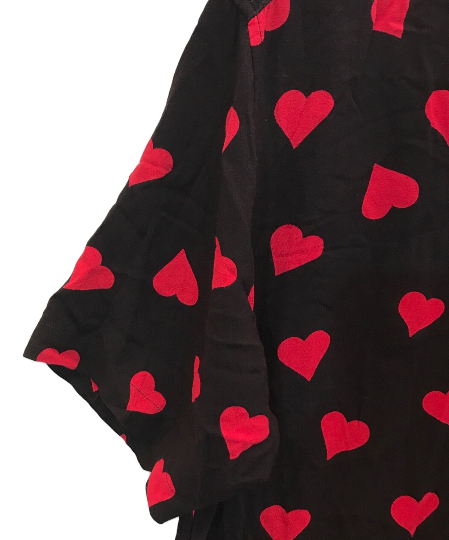 [Pre-owned] SUPREME Hearts Rayon Shirt