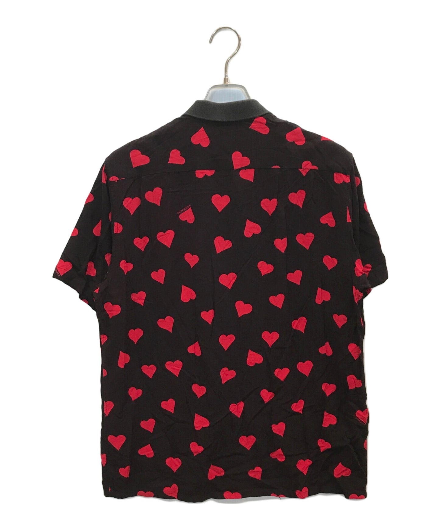[Pre-owned] SUPREME Hearts Rayon Shirt