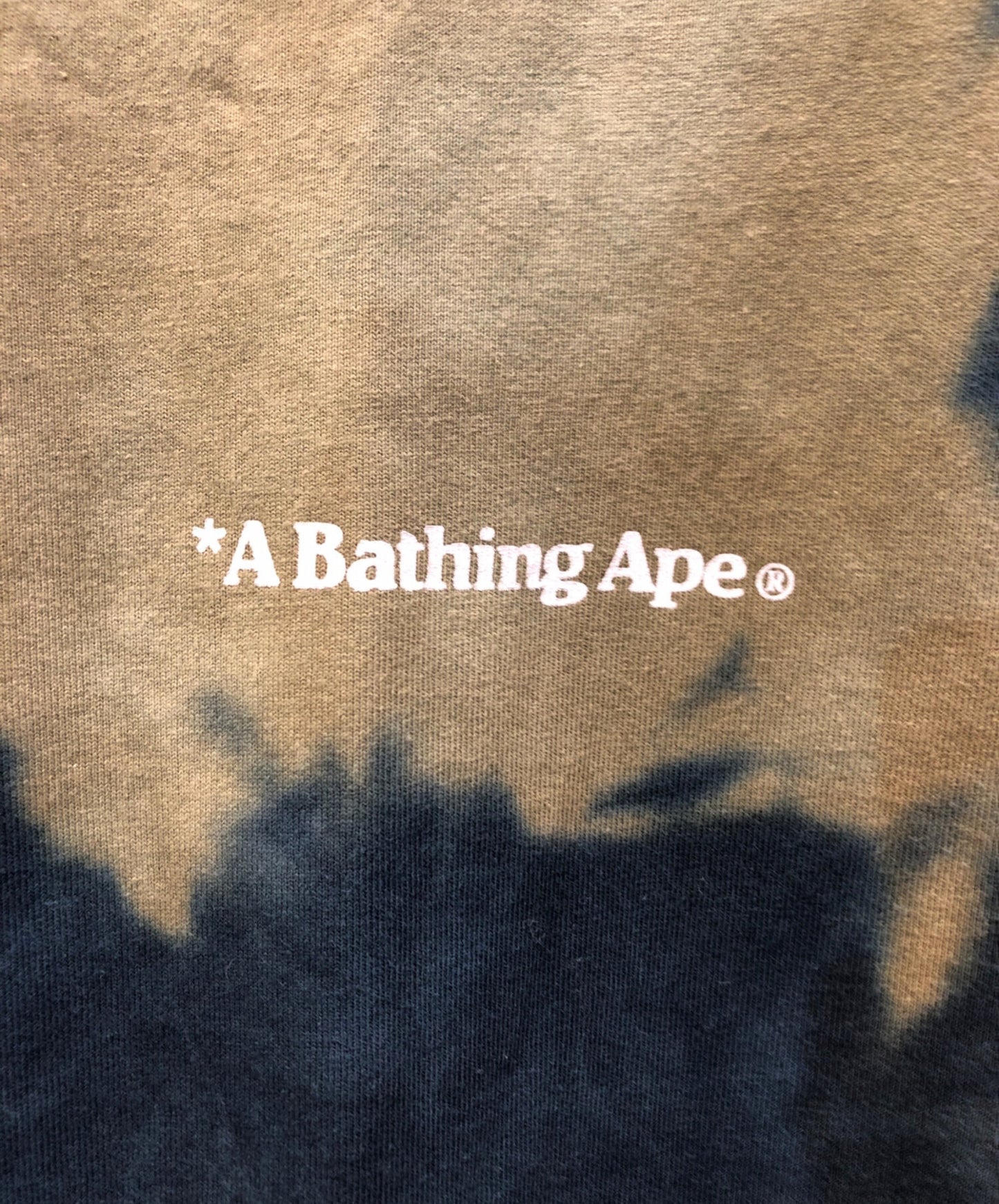[Pre-owned] A BATHING APE Tie-dye Pattern T-shirt 001CSJ301006M