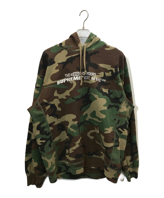 [Pre-owned] SUPREME World Is Yours Hooded Sweatshirt