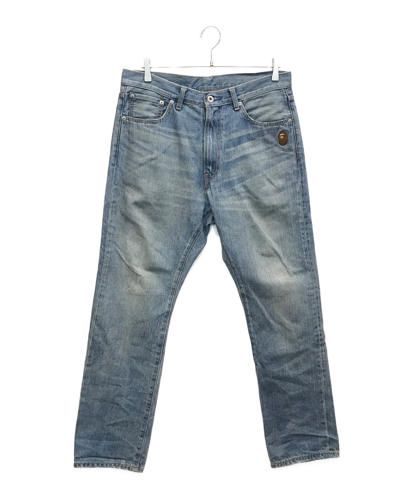 [Pre-owned] A BATHING APE One-pointed denim pants 001DPK801006M