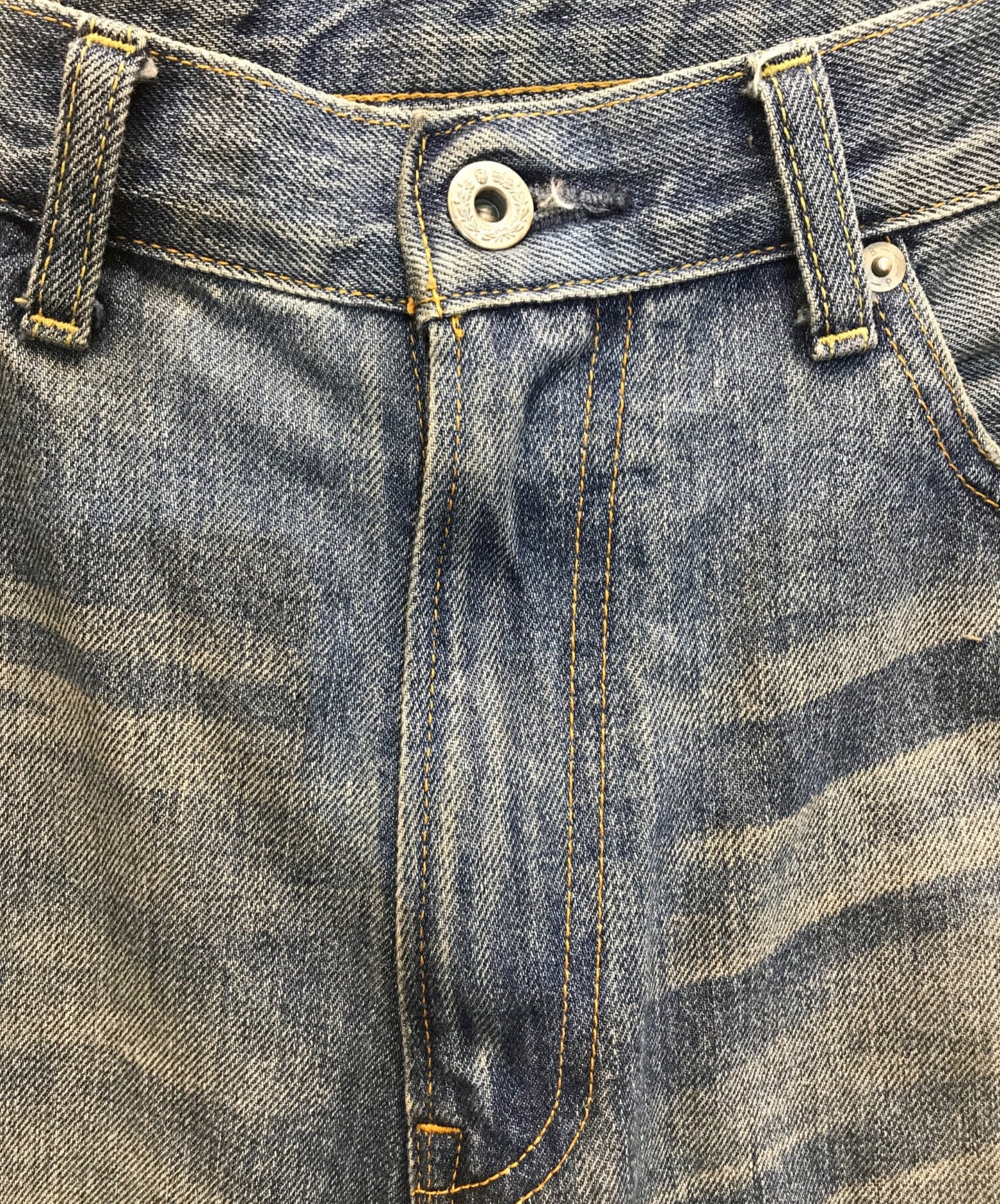 [Pre-owned] A BATHING APE One-pointed denim pants 001DPK801006M