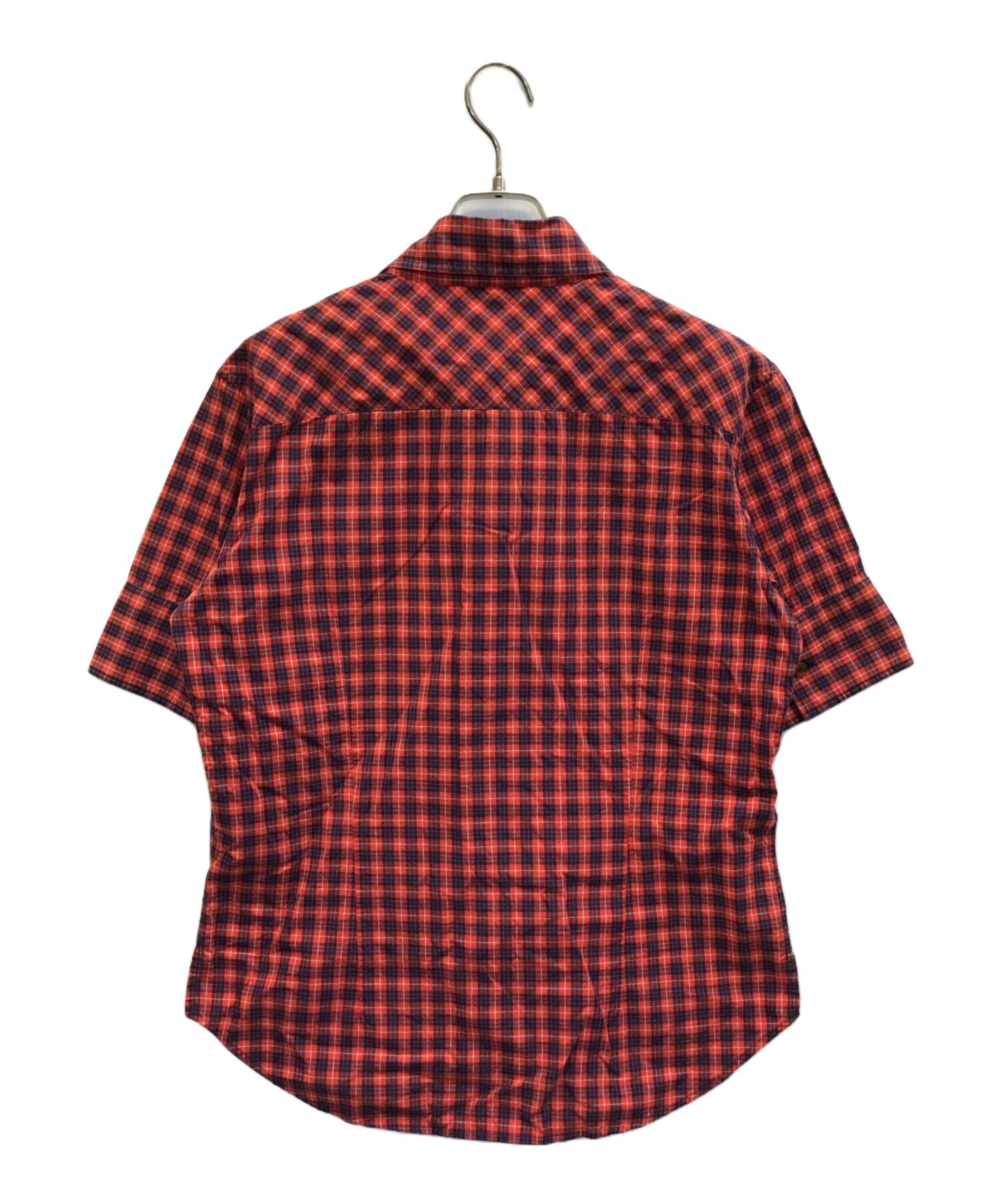 [Pre-owned] Vivienne Westwood man Short Sleeve Check Shirt VW-WR-82045