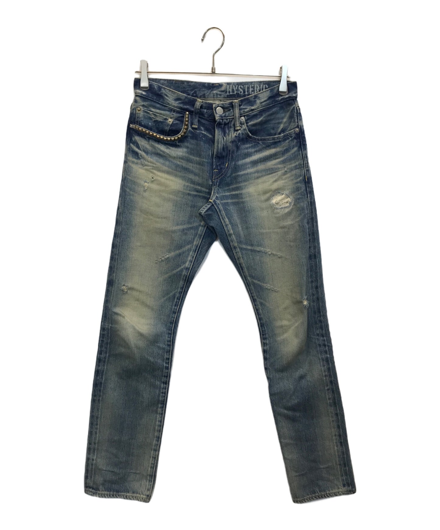[Pre-owned] Hysteric Glamour RW CLASH Processed Denim Slim 02191AP20