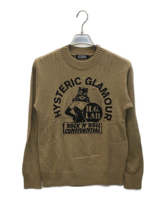 [Pre-owned] Hysteric Glamour H.G.LAB Knitted Crush Pullover Knit 02183NS19