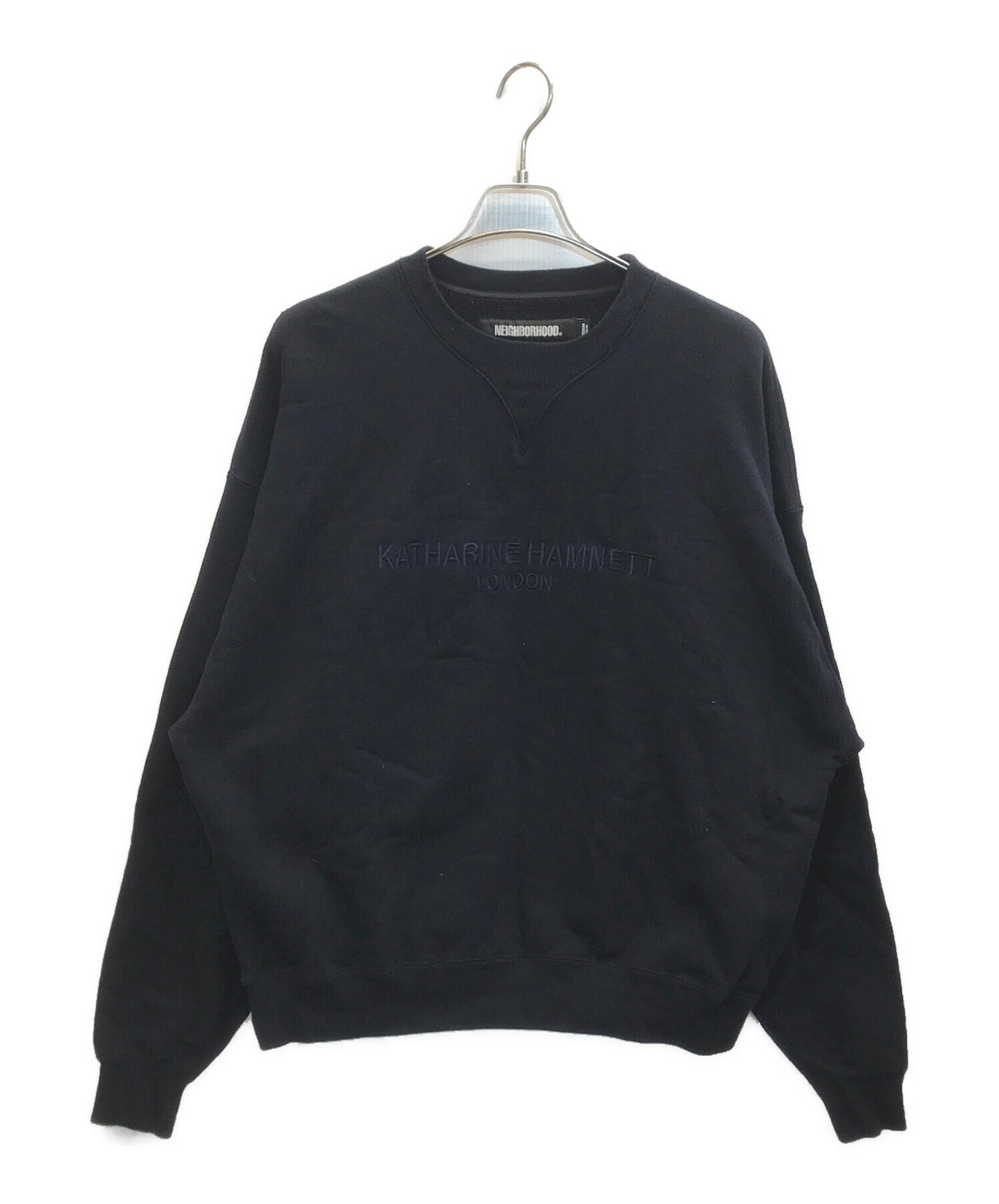 [Pre-owned] NEIGHBORHOOD Logo Crew Swea 22213KHN-CSM01