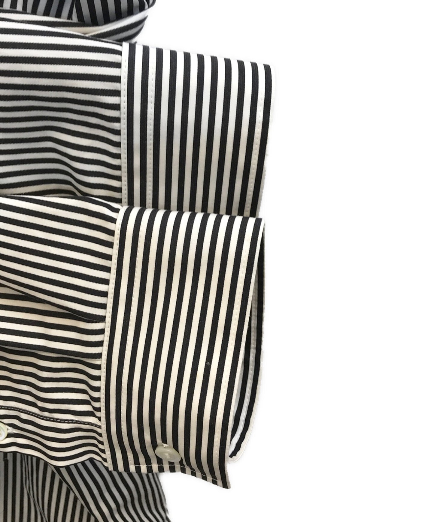 [Pre-owned] BALENCIAGA Striped BD shirt 556878