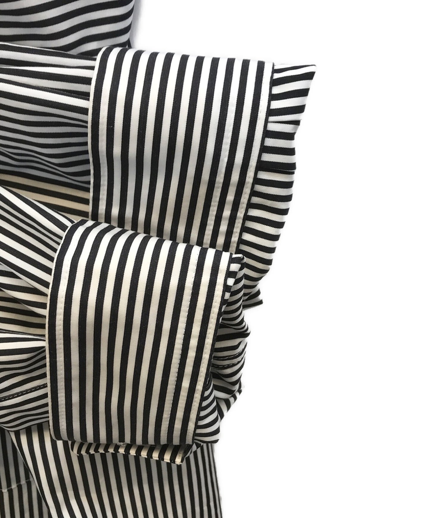 [Pre-owned] BALENCIAGA Striped BD shirt 556878