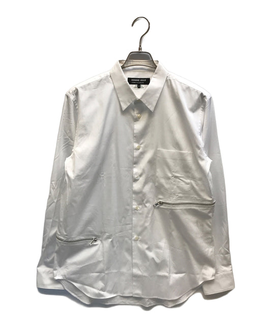[Pre-owned] COMME des GARCONS HOMME DEUX Zip design long sleeve shirt DO-B027