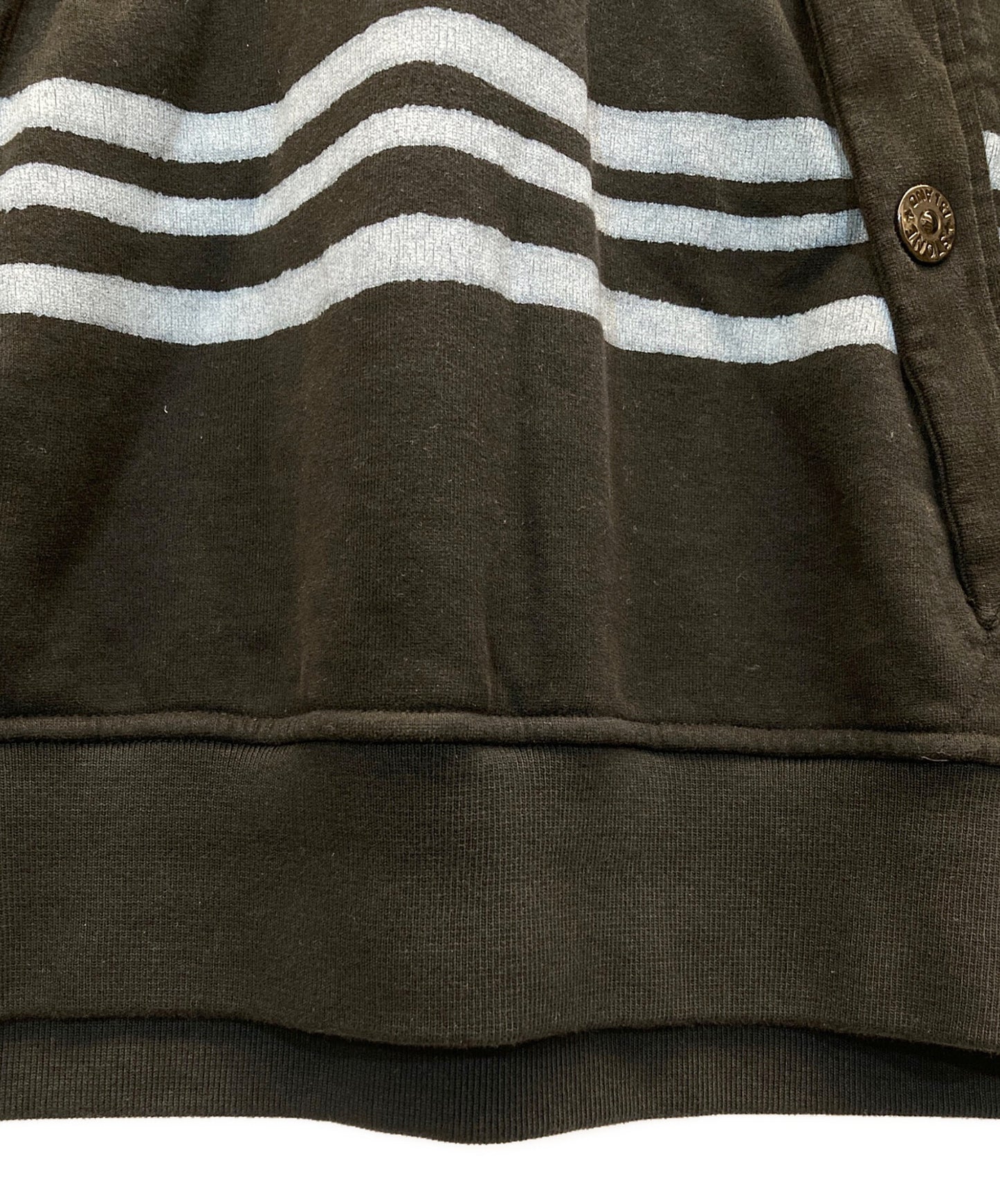 [Pre-owned] SUPREME Warp Stripe Hooded Sweatshirt 7325601S5