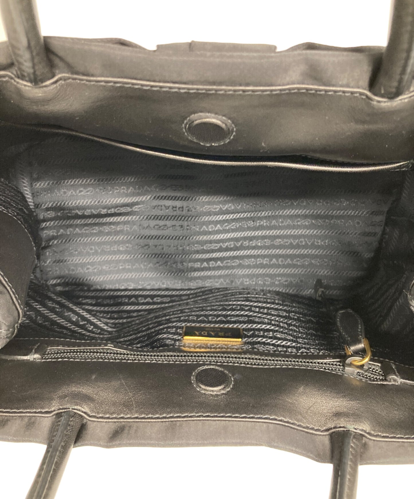 [Pre-owned] PRADA Ribbon handbags 1BG068