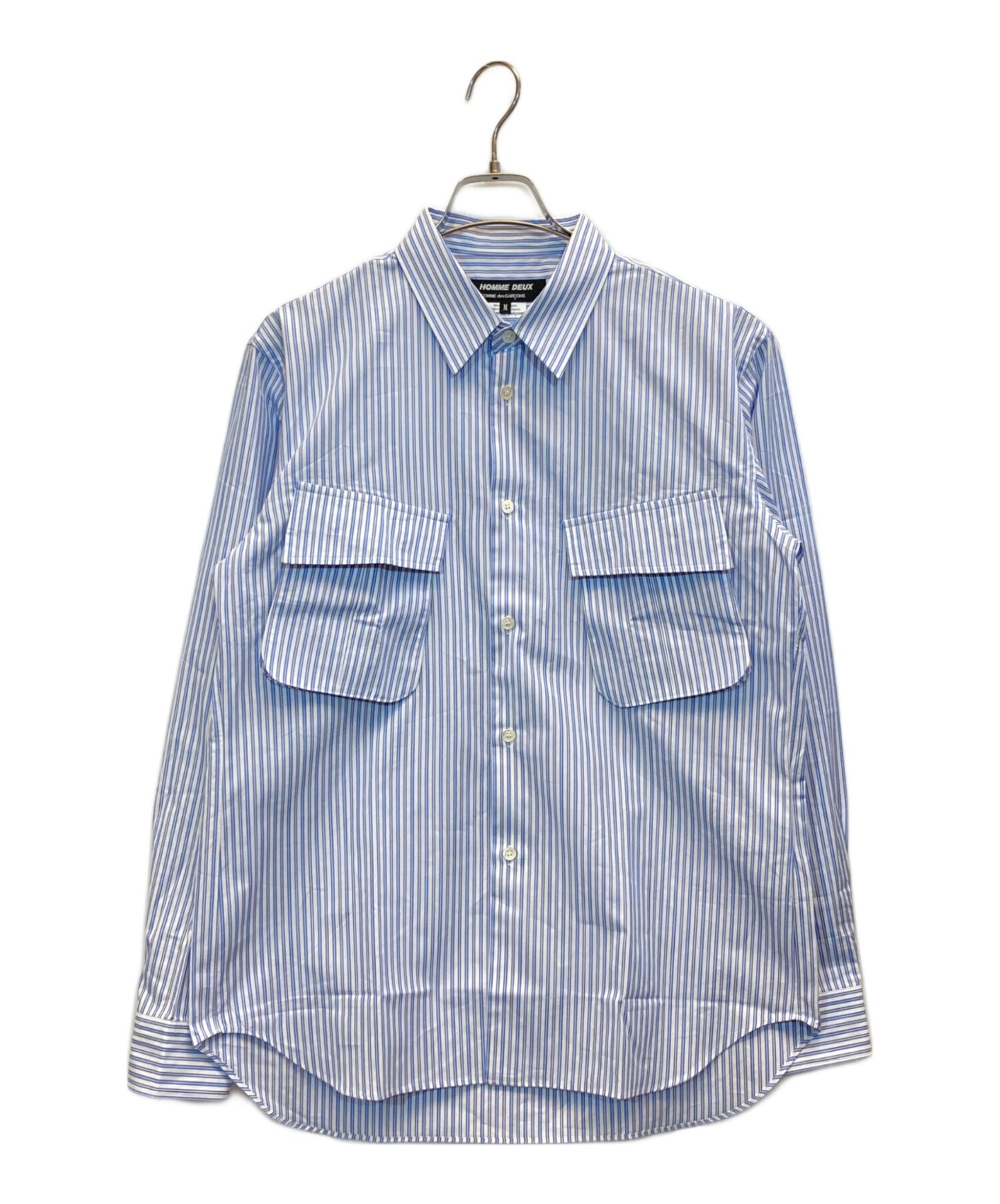[Pre-owned] COMME des GARCONS HOMME DEUX Big pocket stripe shirt DO-B035