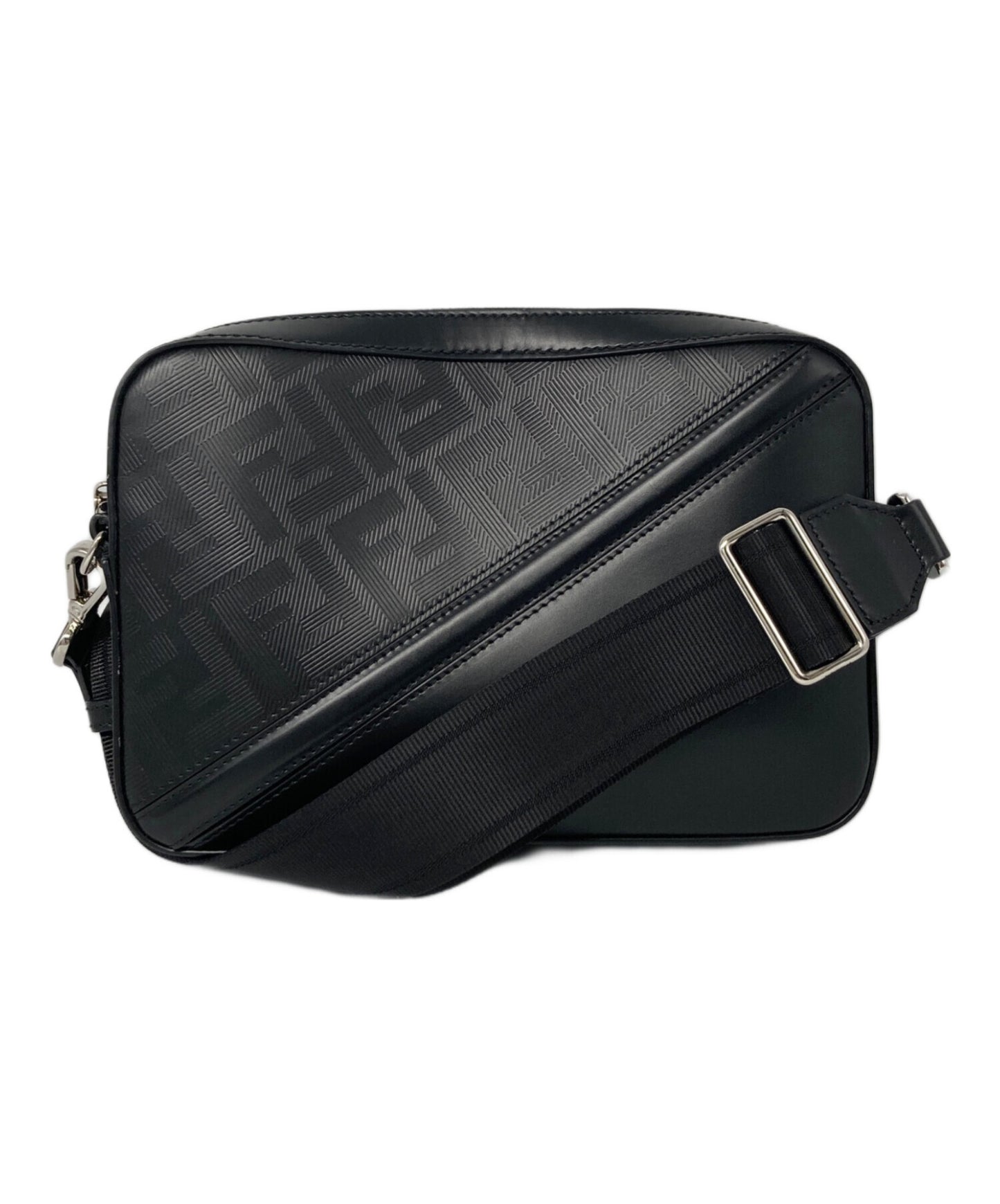 [Pre-owned] FENDI Diagonal Camera Case 7M0286