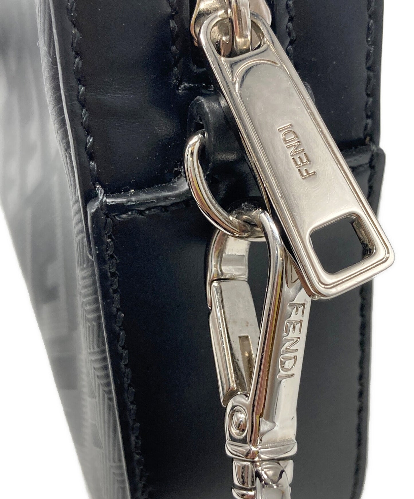 [Pre-owned] FENDI Diagonal Camera Case 7M0286