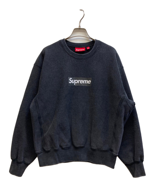[Pre-owned] SUPREME 25SS Washed Box Logo Crewneck 101837