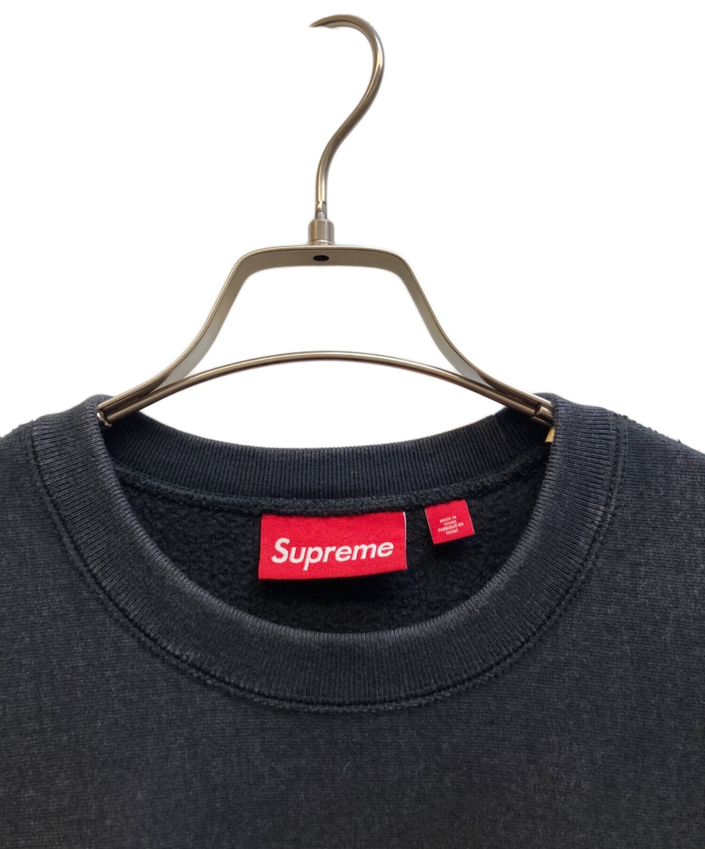[Pre-owned] SUPREME 25SS Washed Box Logo Crewneck 101837