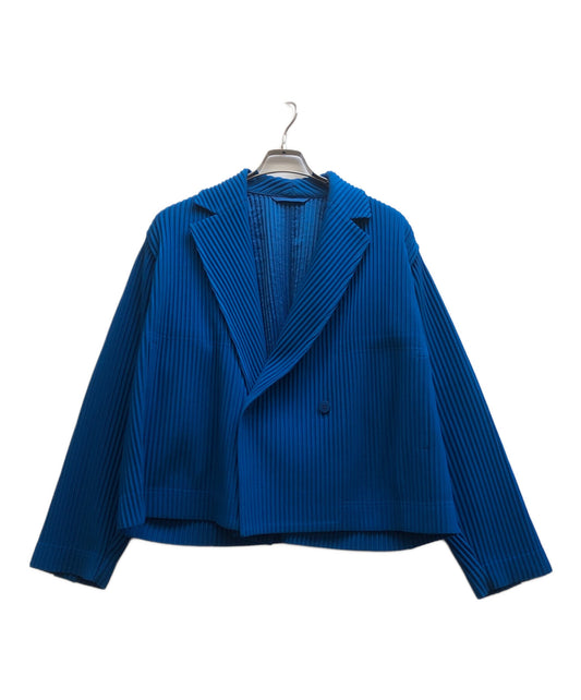 [Pre-owned] HOMME PLISSE ISSEY MIYAKE Pleated Double Jacket HP01JD213