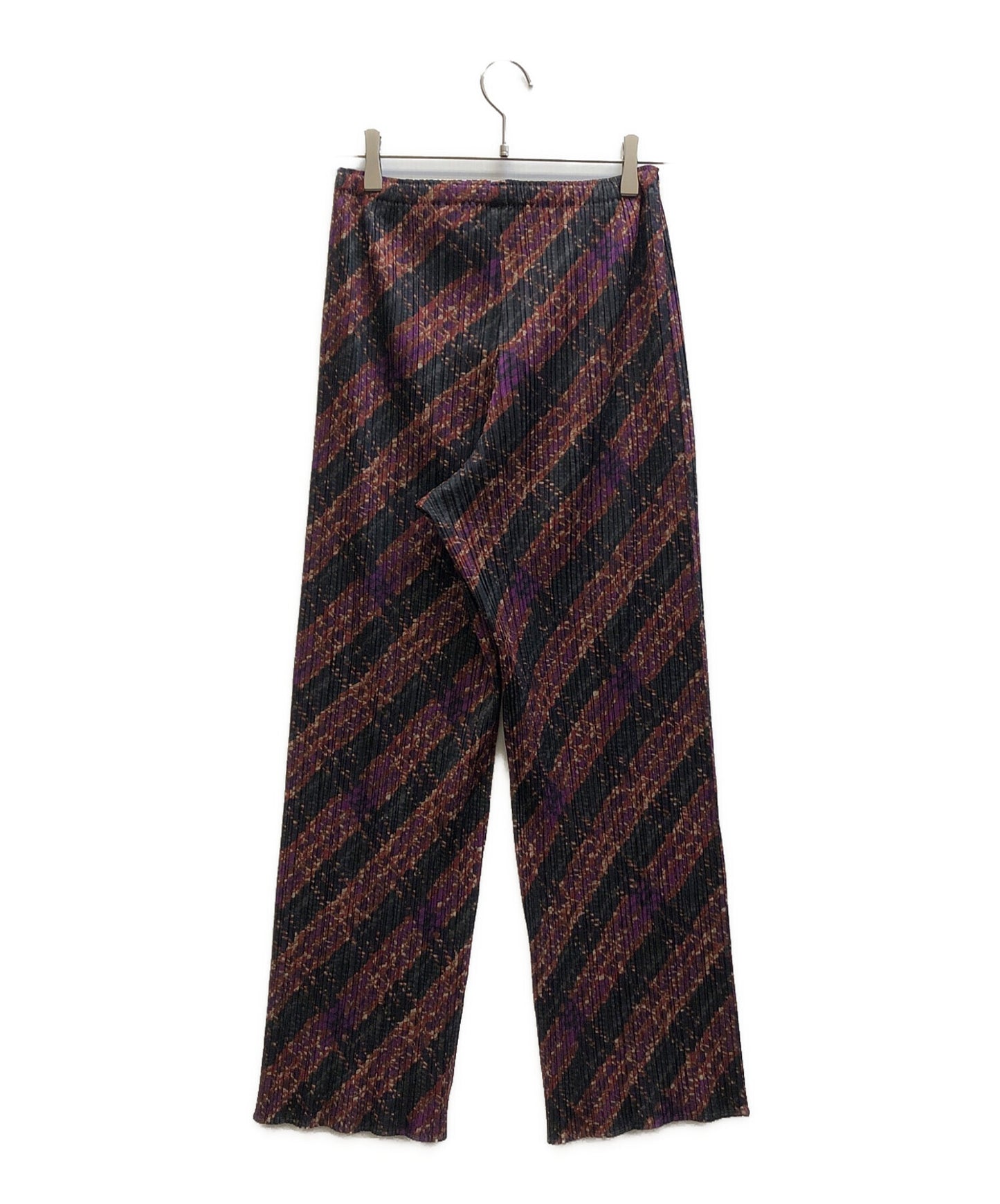 [Pre-owned] PLEATS PLEASE pleated pants with a full pattern PP53-JF904