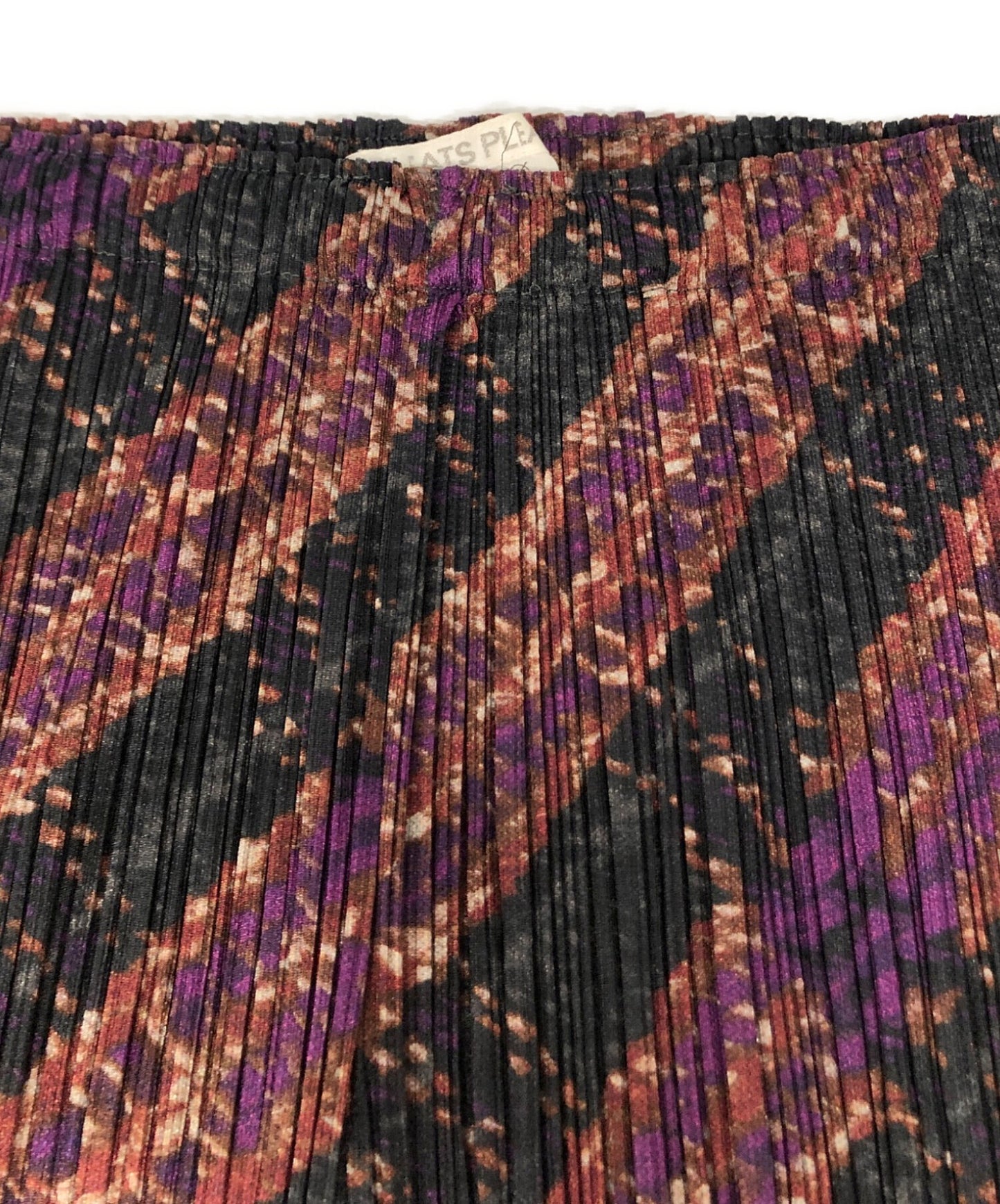 [Pre-owned] PLEATS PLEASE pleated pants with a full pattern PP53-JF904