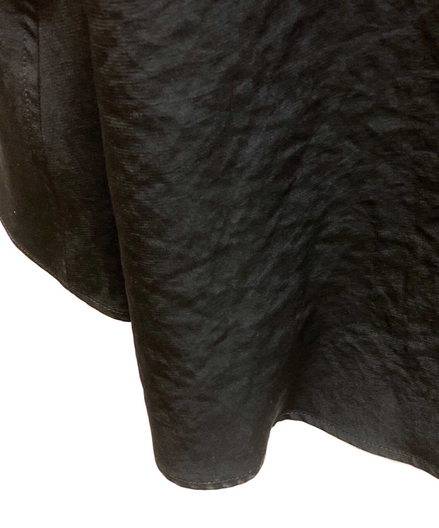 [Pre-owned] GROUND Y CREPE DE CHINE STANDARD ASYMMETRICAL FLARES SHIRT GP-B04-500