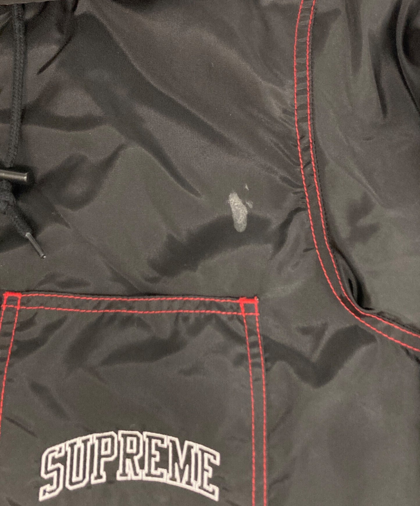 [Pre-owned] SUPREME Sherpa Lined Nylon Zip Up Jacket