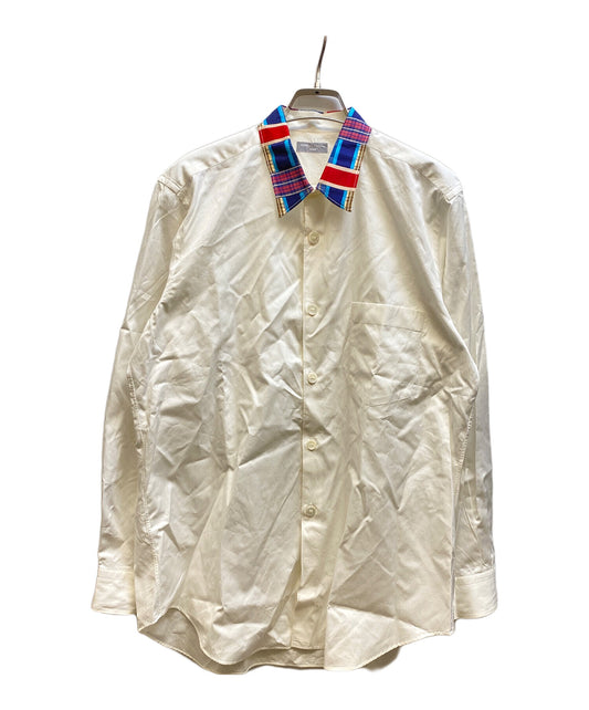 [Pre-owned] COMME des GARCONS HOMME Check Collar Long Sleeve Shirt HD-B038