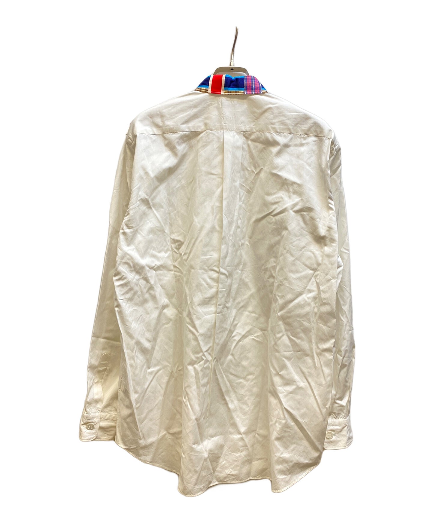[Pre-owned] COMME des GARCONS HOMME Check Collar Long Sleeve Shirt HD-B038