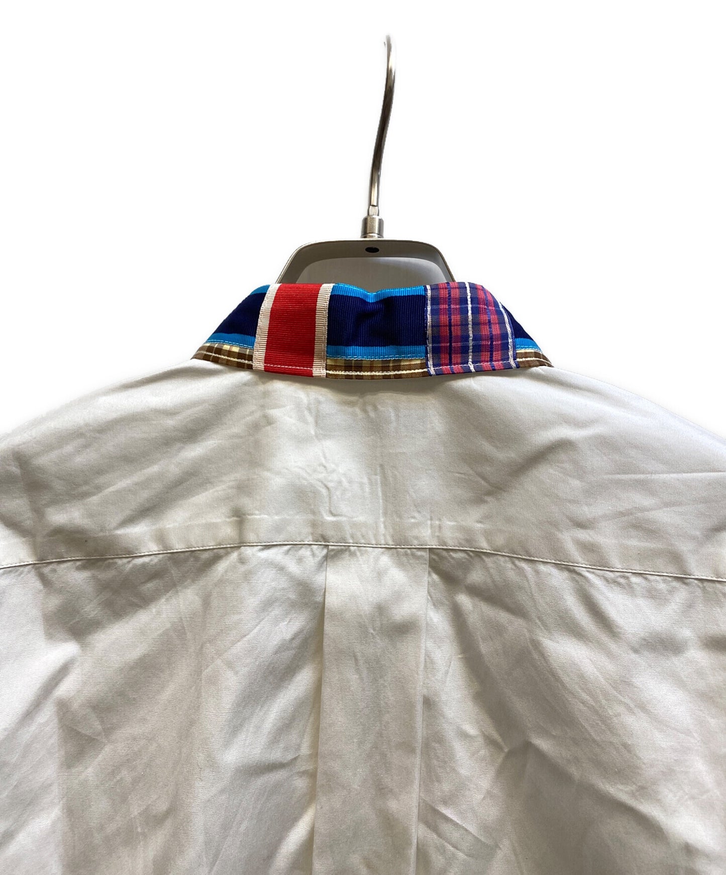 [Pre-owned] COMME des GARCONS HOMME Check Collar Long Sleeve Shirt HD-B038