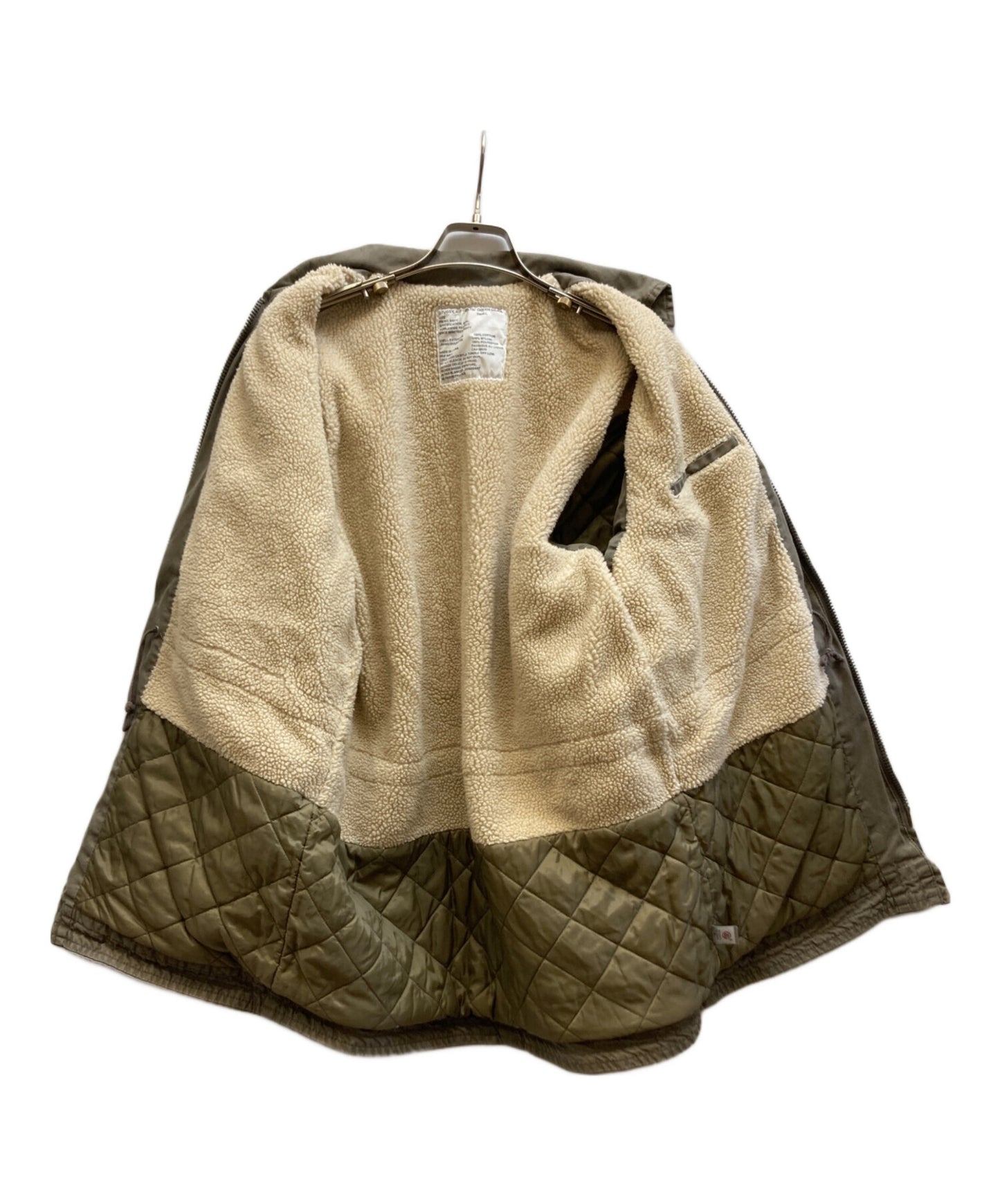 [Pre-owned] stussy Military Coat with Fleece Lining