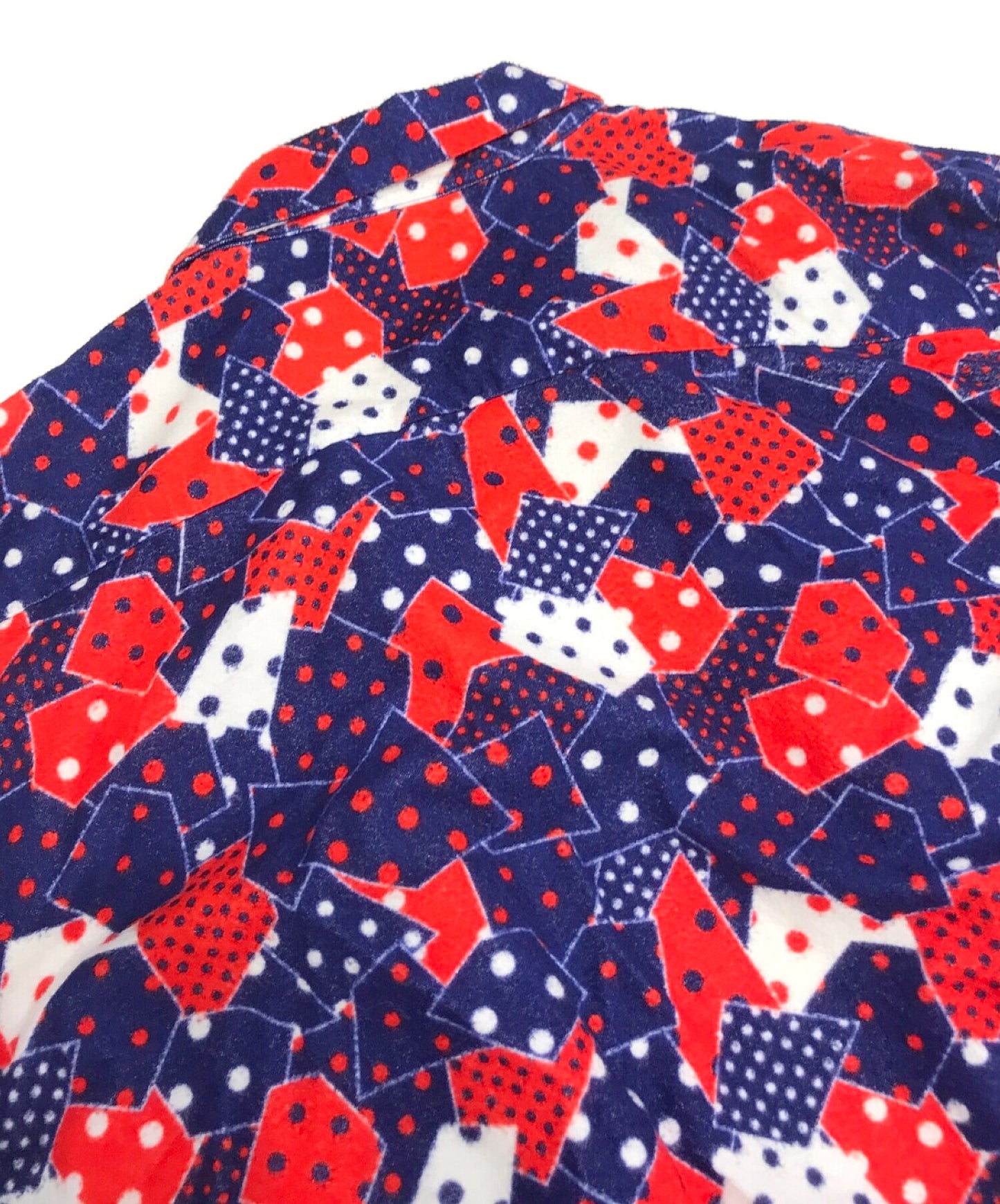 [Pre-owned] Needles flannel open-collared shirt LQ156.