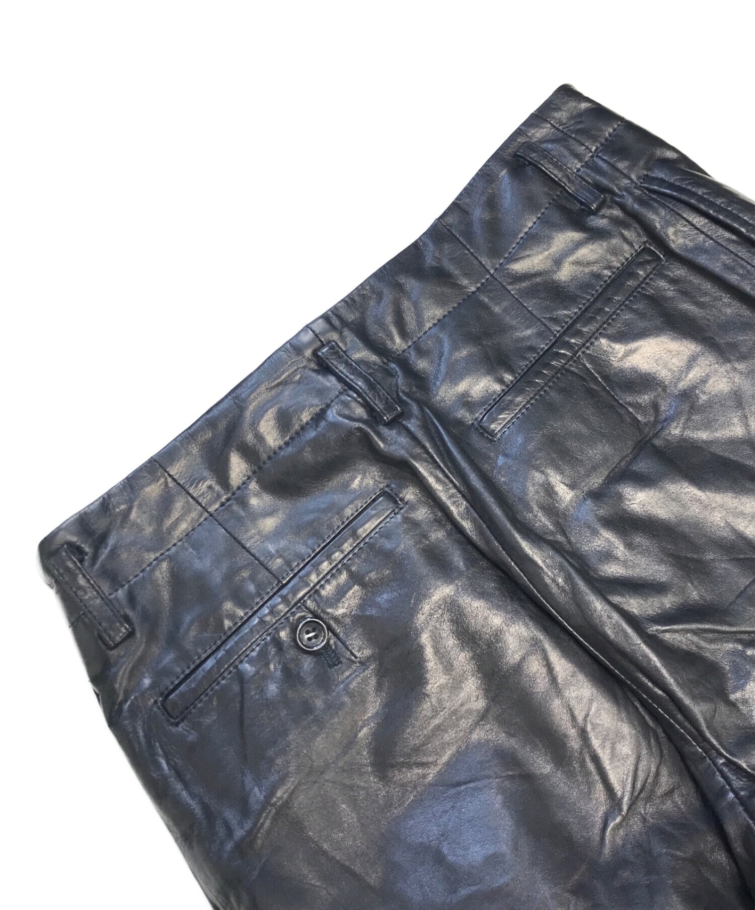 [Pre-owned] tricot COMME des GARCONS leather pants