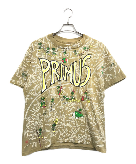 [Pre-owned] Band T-Shirt PRIMUS Map Pattern Band T-Shirt