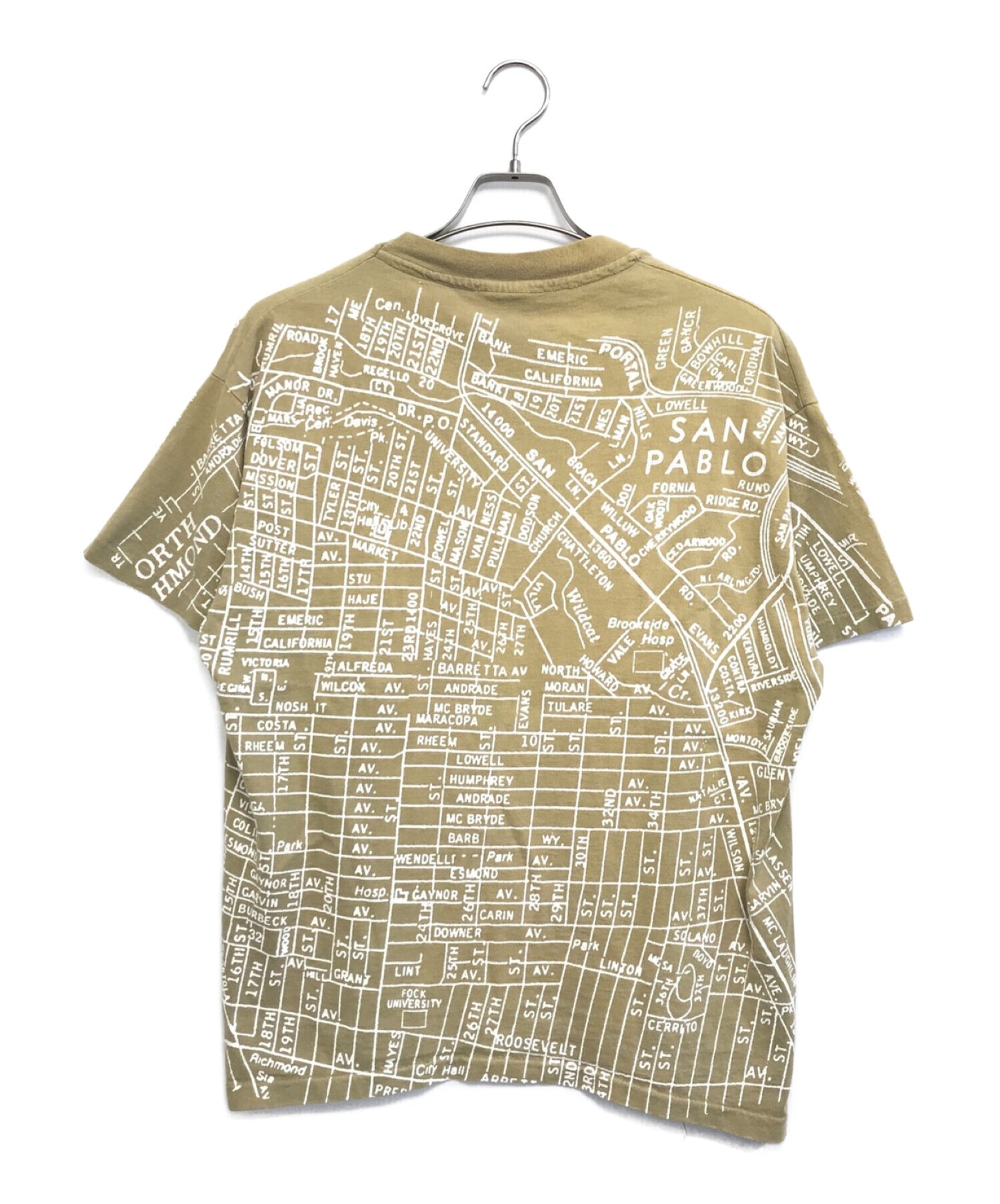 [Pre-owned] Band T-Shirt PRIMUS Map Pattern Band T-Shirt