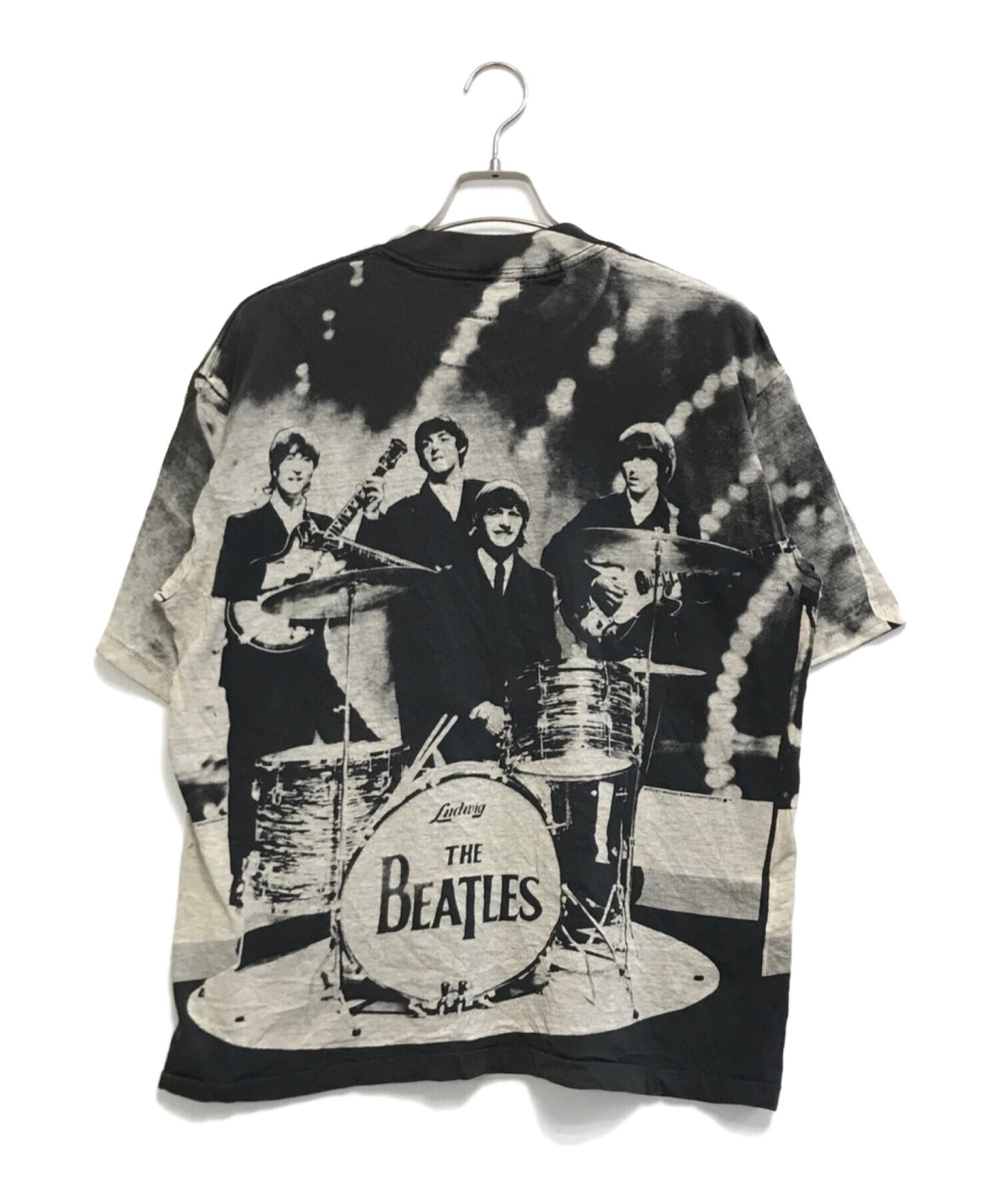 [Pre-owned] band T-shirt 90s ALL SPORT BEATLES overprint t-shirt