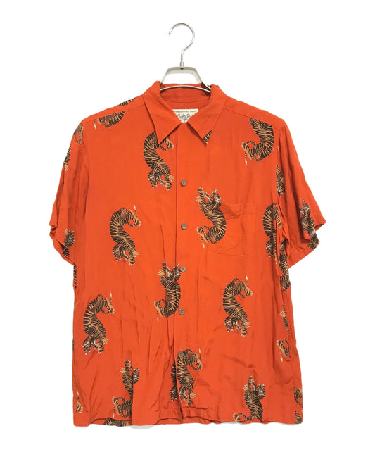 [Pre-owned] WACKO MARIA TYPE-18 Tiger Pattern Short-Sleeved Hawaiian Shirt