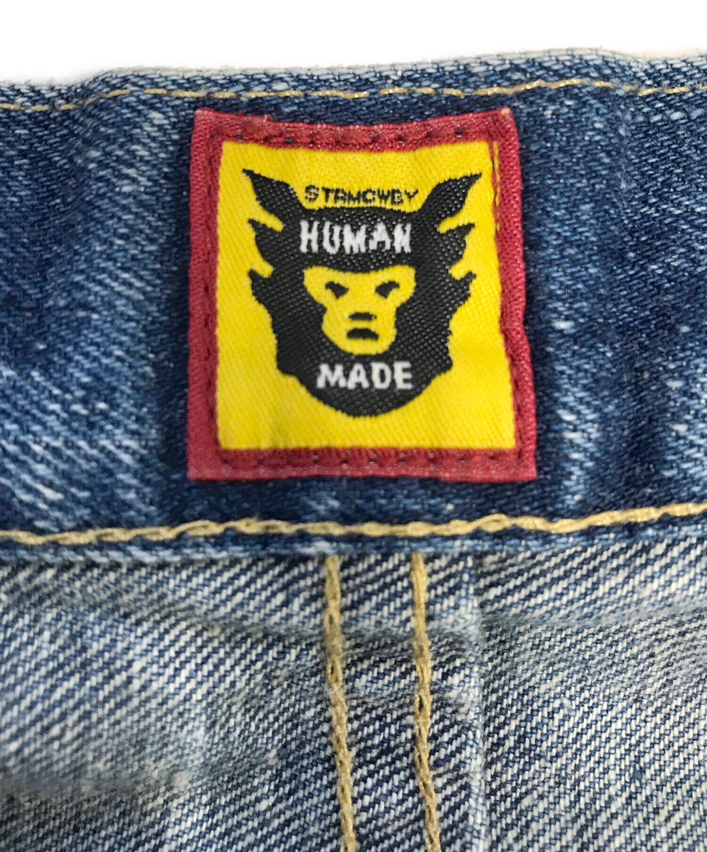 [Pre-owned] HUMAN MADE denim painted pants