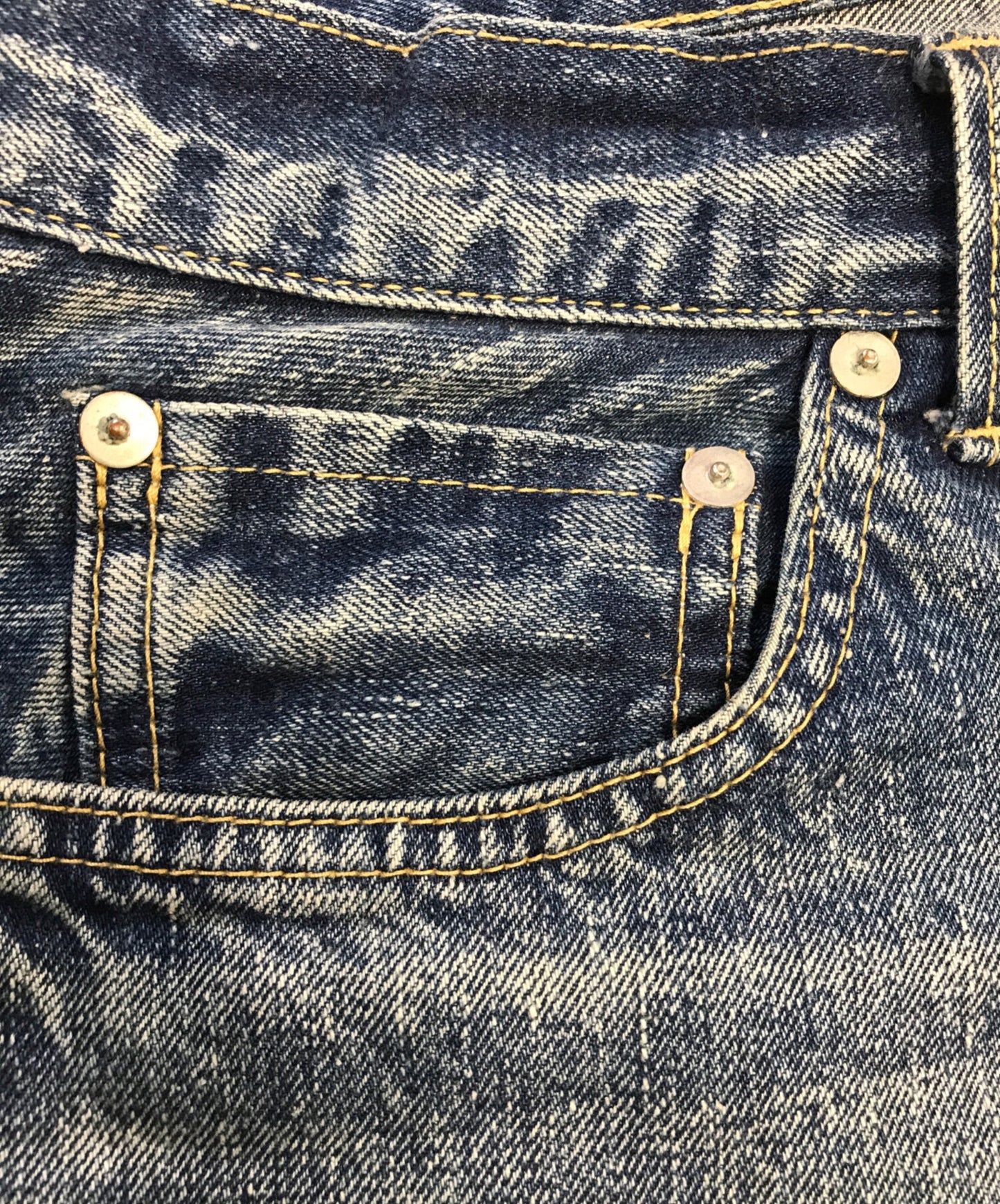 [Pre-owned] HUMAN MADE denim painted pants