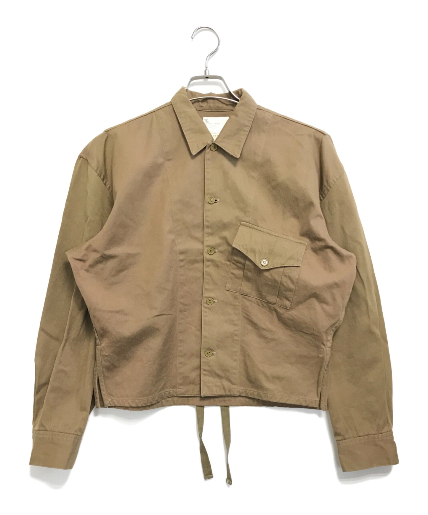 [Pre-owned] Y's Linen-blend twill jacket