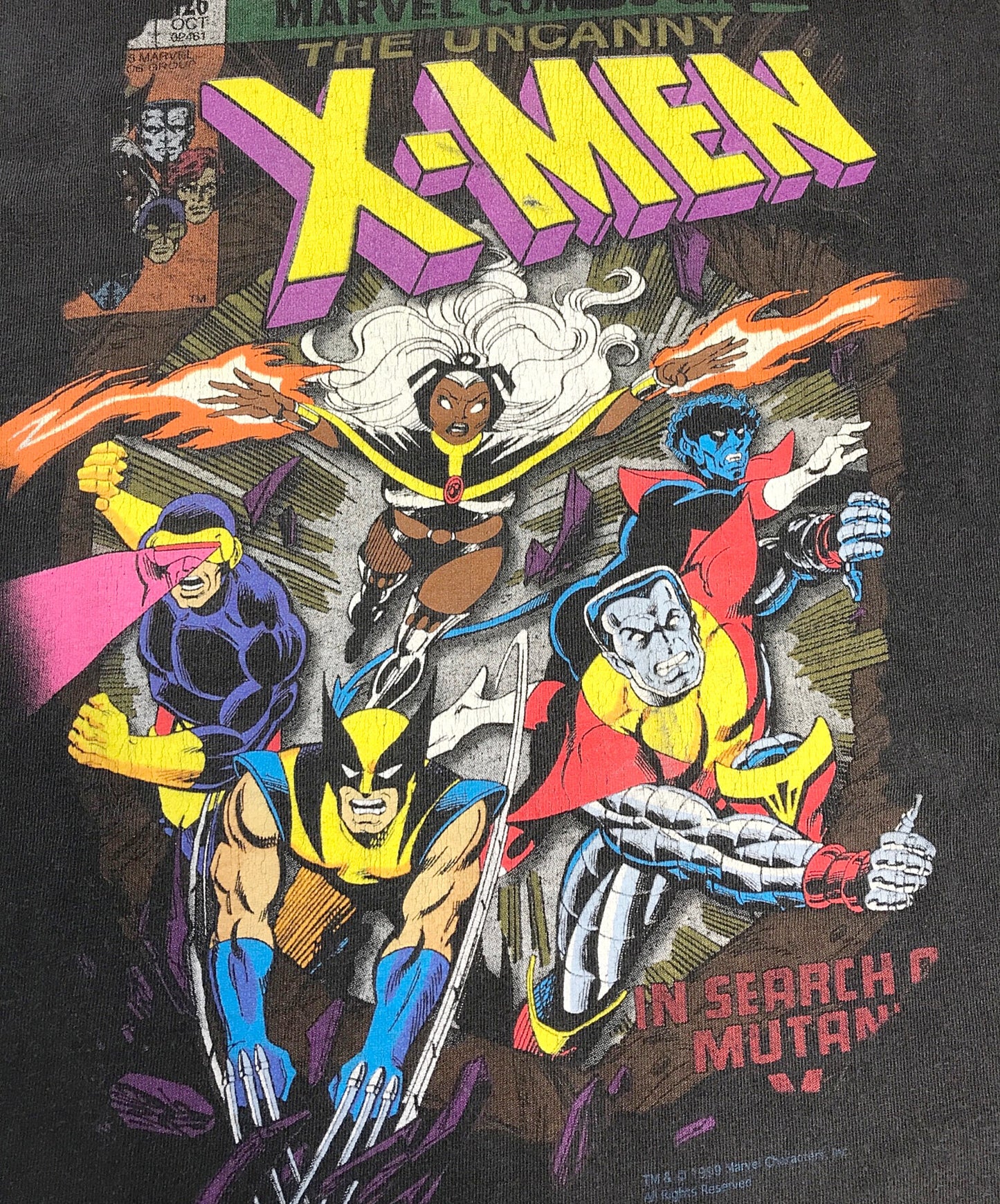 [Pre-owned] Animated T-shirts  X-MEN American comic strip T-shirt