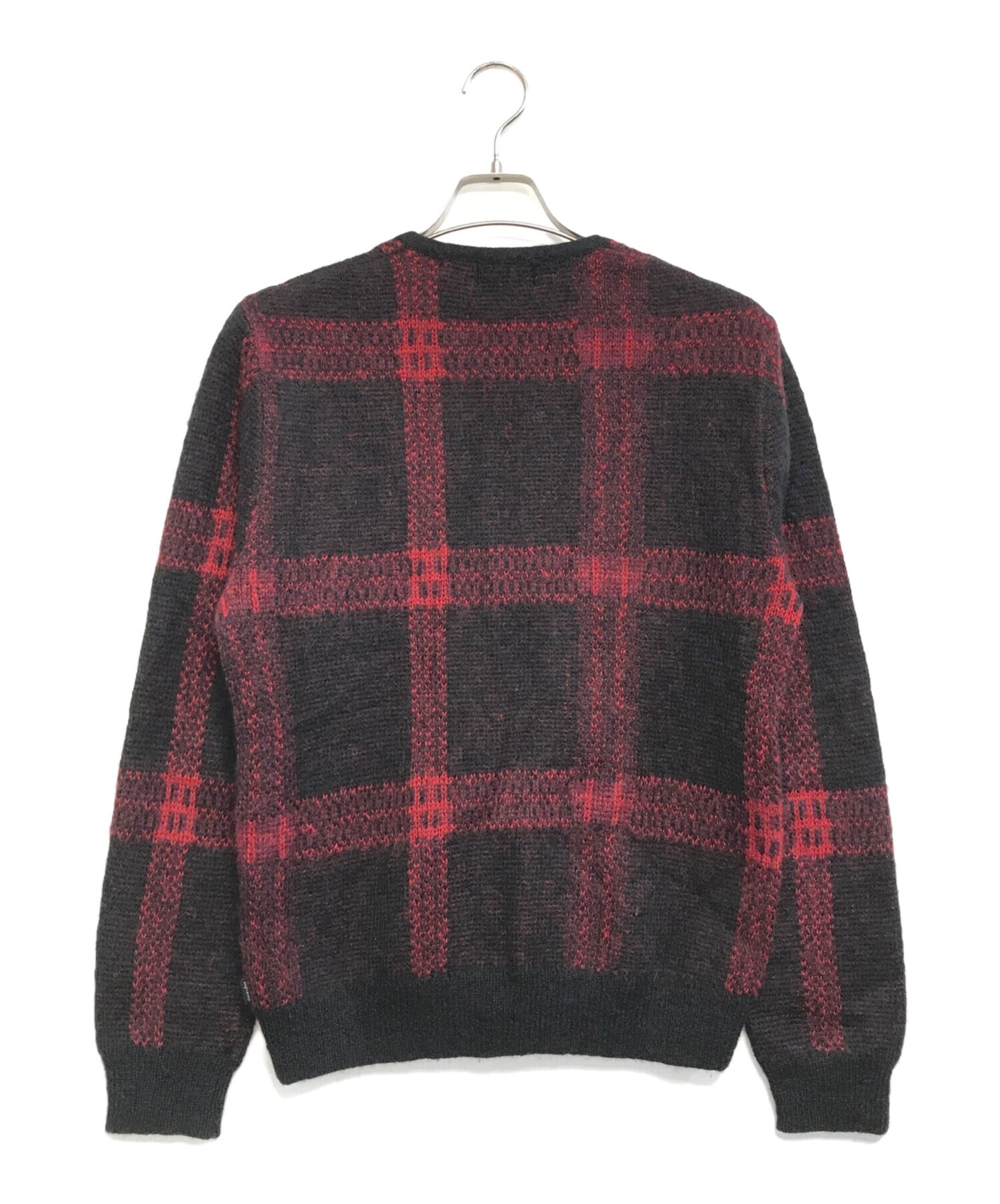 [Pre-owned] SUPREME Plaid Mohair Cardigan