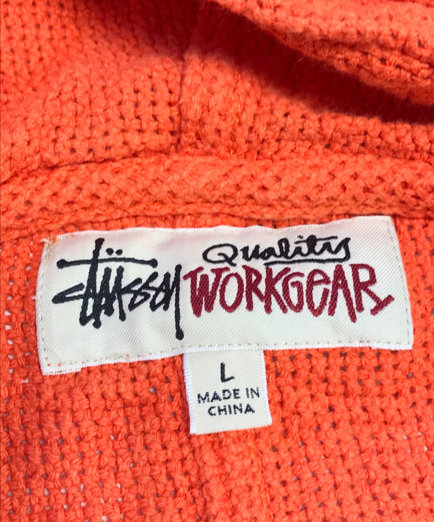 [Pre-owned] stussy Mesh Zip Hoodie