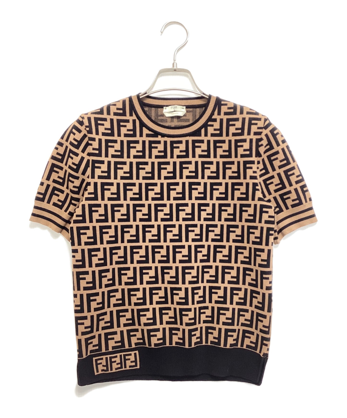 [Pre-owned] FENDI short-sleeved knit FZY702 A5QG