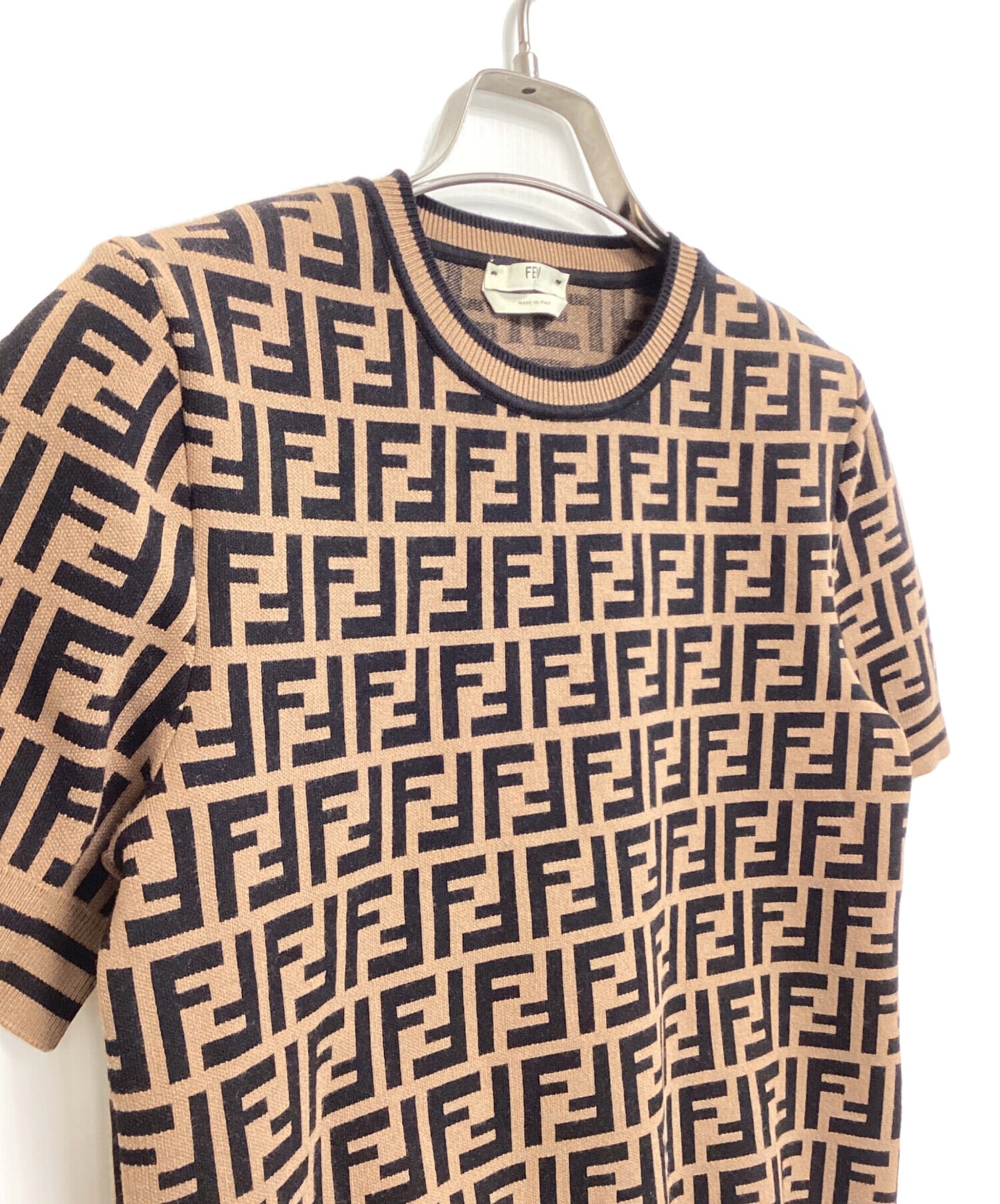 [Pre-owned] FENDI short-sleeved knit FZY702 A5QG