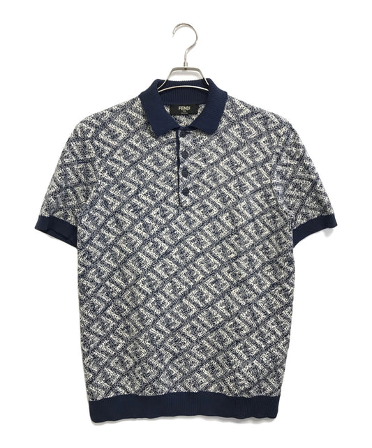 [Pre-owned] FENDI Jacquard polo shirt FZC349 AN3Q